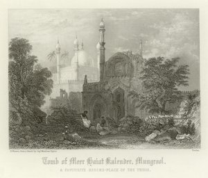 Tombe de Meer Haiat Kalender, Mungrool, Inde